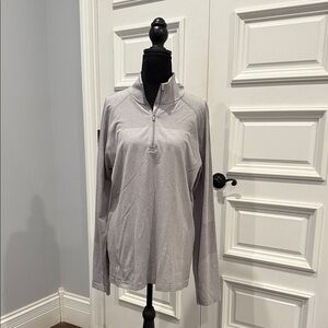 All in Motion Gray Quarter-Zip Pullover